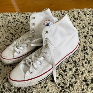 White High Top Converse